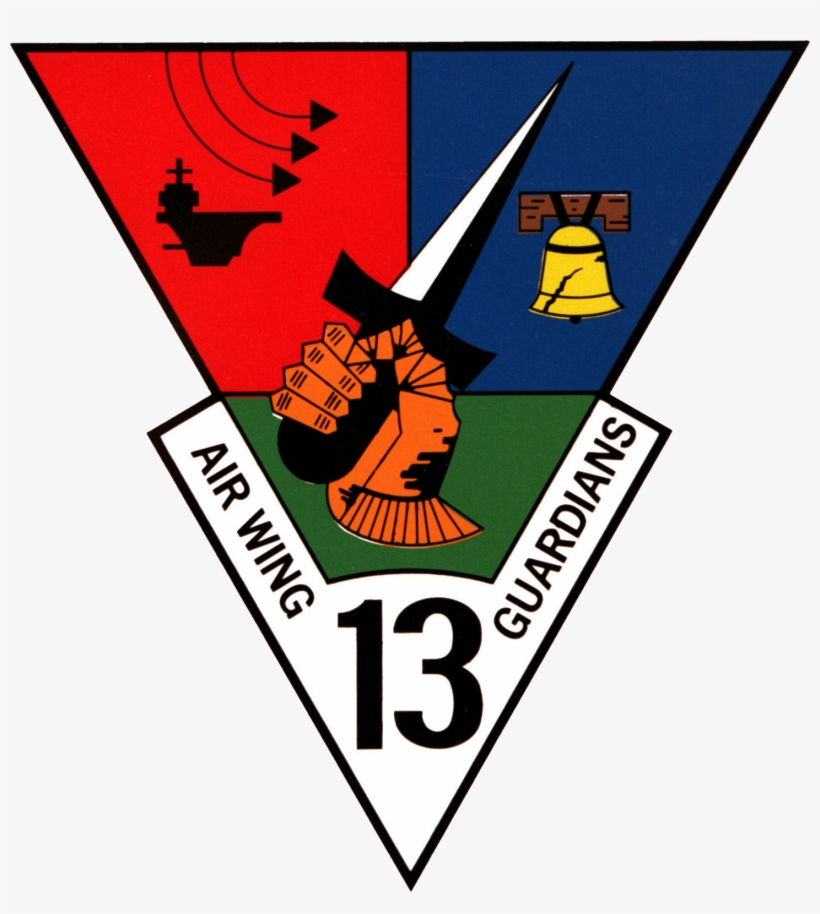Carrier Air Wing 13 Patch 1980s - Poster, transparent png #4295181