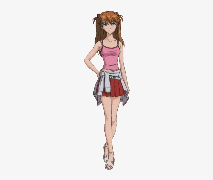 Asuka Shikinami Langley - Asuka Langley Soryu Casual, transparent png #4295436
