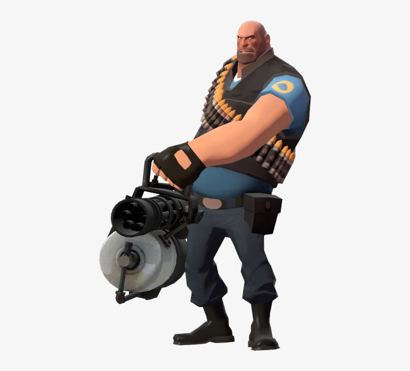 The Heavy Weapons Guy - Team Fortress 2 Heavy Blue, transparent png #4295615