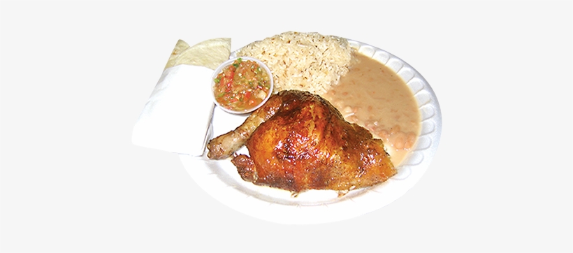 1/2 Chicken Combo - Chicken As Food, transparent png #4295657
