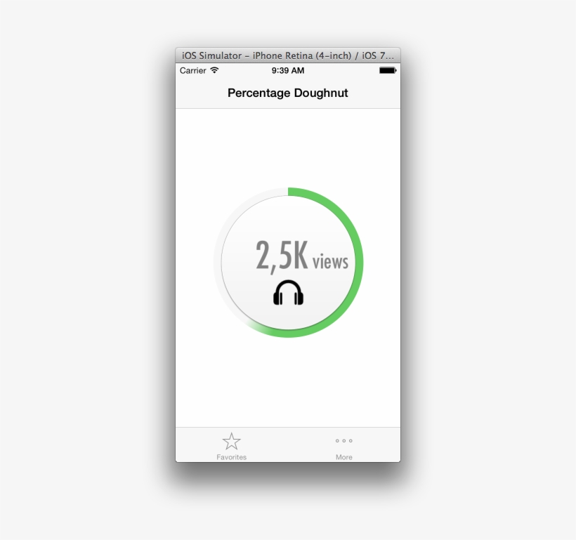 Drawn Circle Progress - Android Progressbar With Time Center, transparent png #4295775