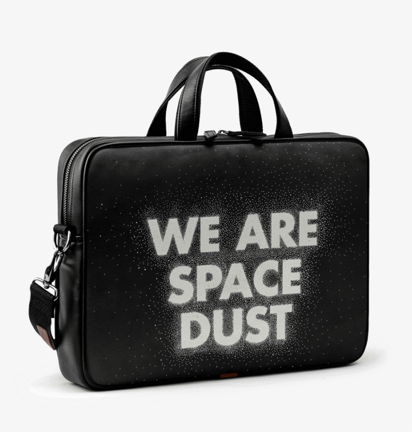 Dailyobjects We Are Space Dust City Compact Messenger - We Are Space Dust Metal Print By Joe Van Wetering, transparent png #4295796