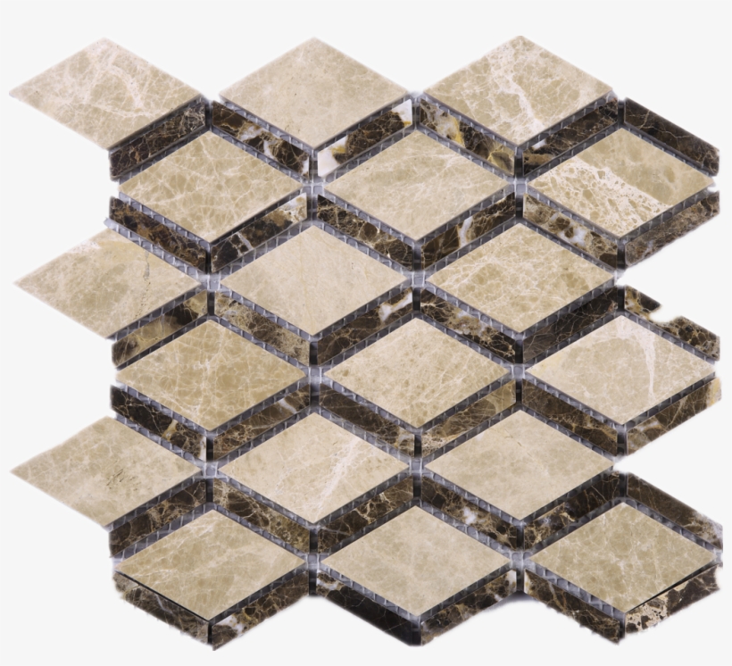 Space Grid Cedar With Dynasty Border Marble Mosaic - Tile, transparent png #4295977