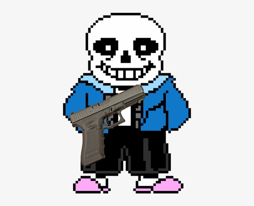 Guys Lets Make Parody Images Of Those Two Photos Of - Bad Time Sans Pixel Art, transparent png #4296270