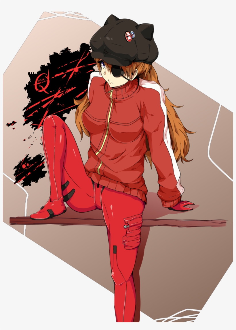 Original) Loading Shikinami Asuka Langley - Illustration, transparent png #4296421
