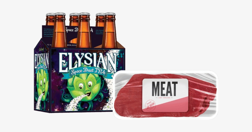 Elysian Space Dust Ipa - 6 Pack, 12 Fl Oz Bottles, transparent png #4296493