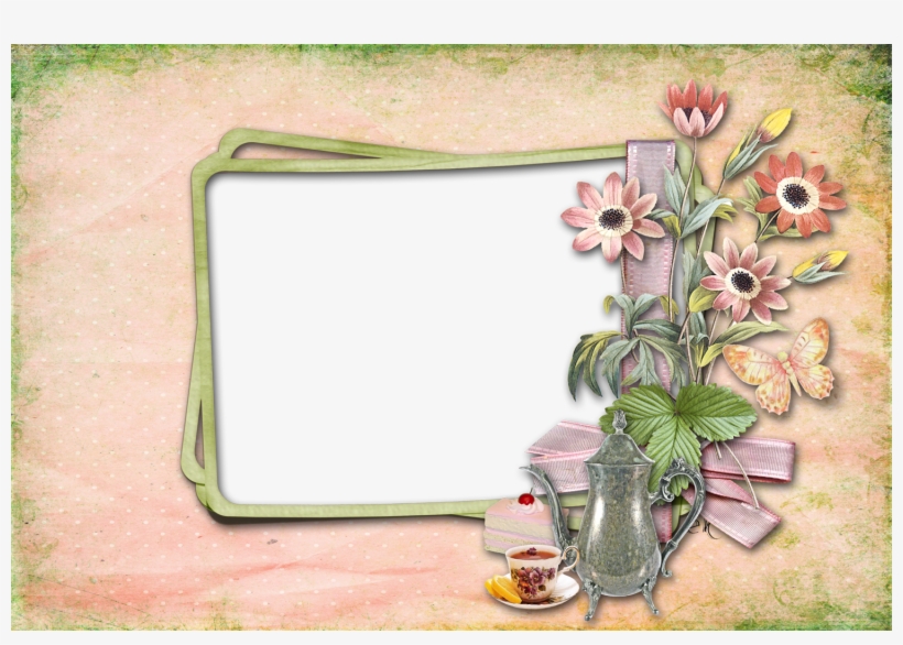 Ribbon Frame - Transparent Funeral Picture Frames, transparent png #4296498