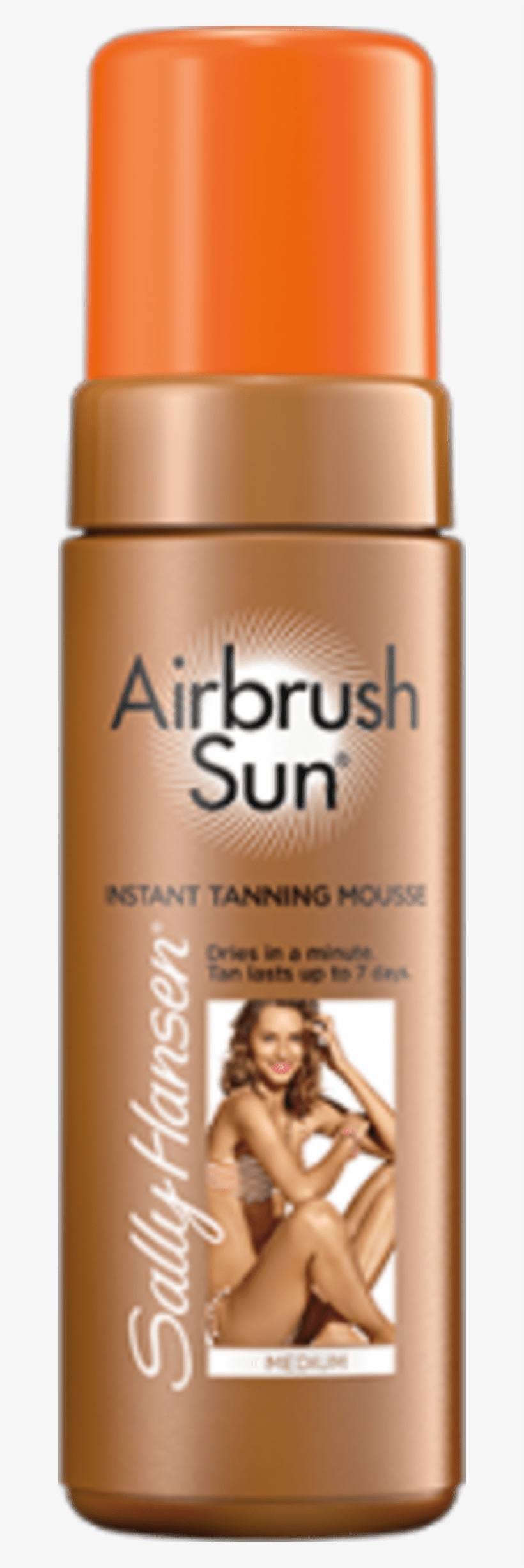 Sally Hansen Airbrush Sun Instant Tanning Mousse, transparent png #4296547