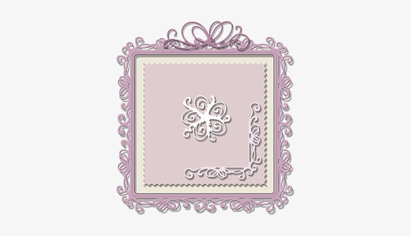 Ribbon Gift Frame - Circle, transparent png #4296571