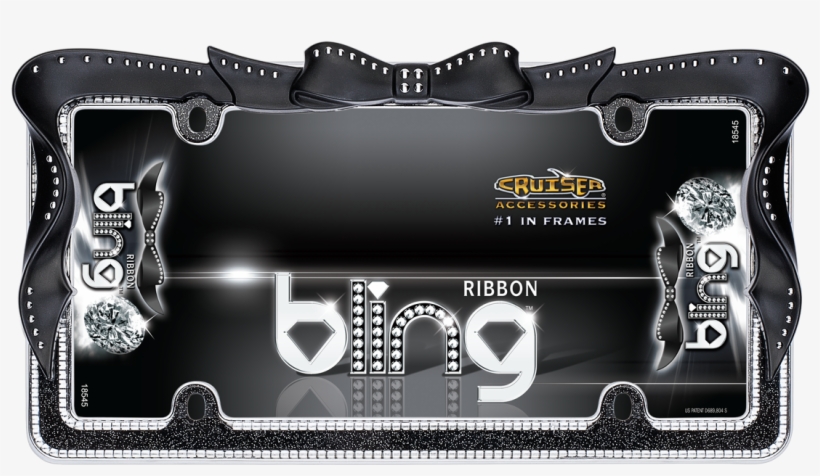 Ribbon Bling, Chrome/black/clear - Cruiser Accessories 18503 Zebra Bling, Chrome/clear, transparent png #4296652