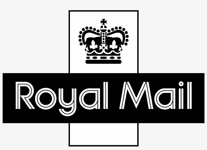 Royal Mail Logo Black And White - Royal Mail Logo Png, transparent png #4296712