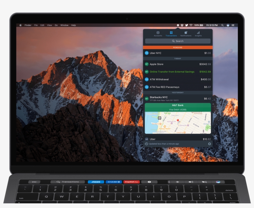 Balance Brings Financial Accounts To The Mac's Menu - Macos Sierra [book], transparent png #4296876