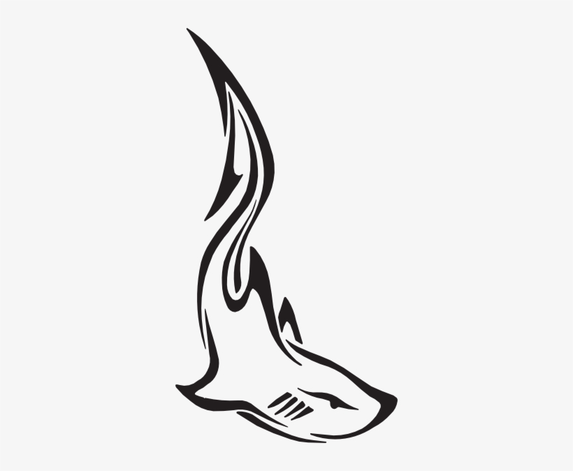 Cool Tribal Shark Tattoo On Back Shoulder Of - Sterling Gaming Stealth Shark Cue Ball Qb0006, transparent png #4297141
