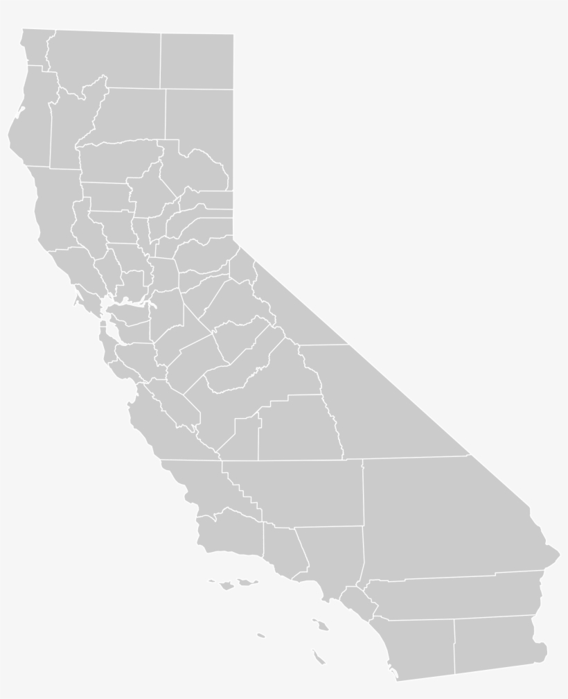 Open - California Map Svg, transparent png #4297700