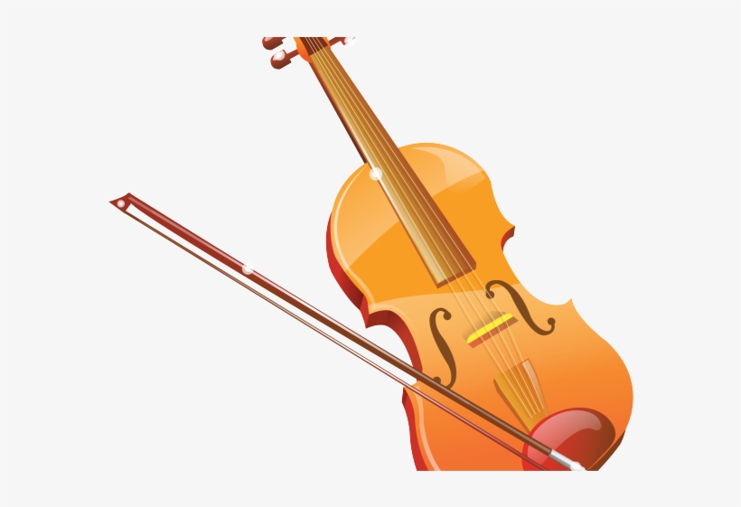 Violin Clipart Half - Клипарт Скрипка, transparent png #4297823