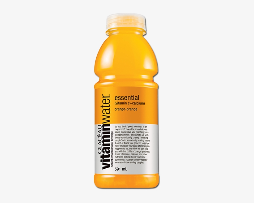 Vitaminwater Essential - Orange - Vitamin Water Essential Png, transparent png #4297907