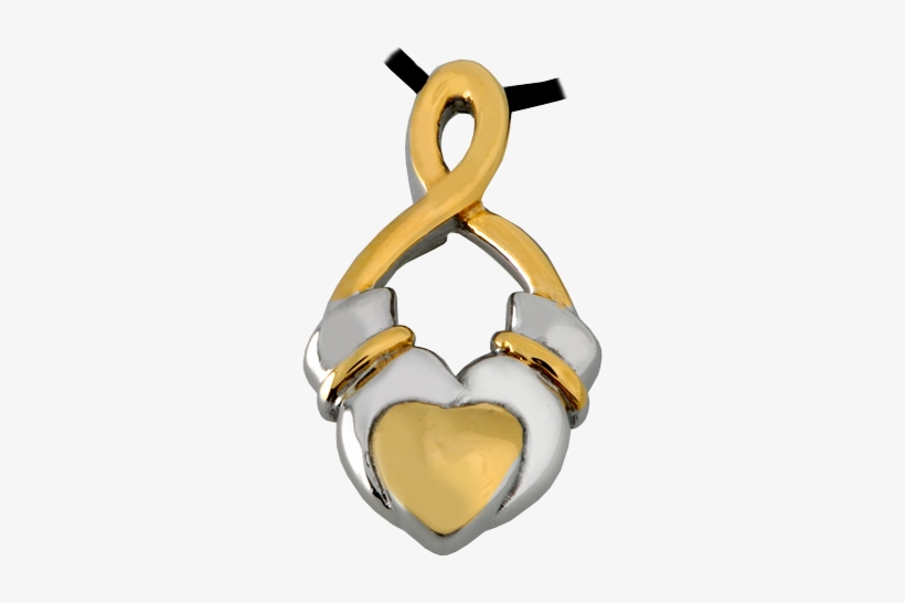 Front View Of Premium Stainless Steel Claddagh Infinity - Memorialgallery Premium Stainless Steel Claddagh Infinity, transparent png #4298347
