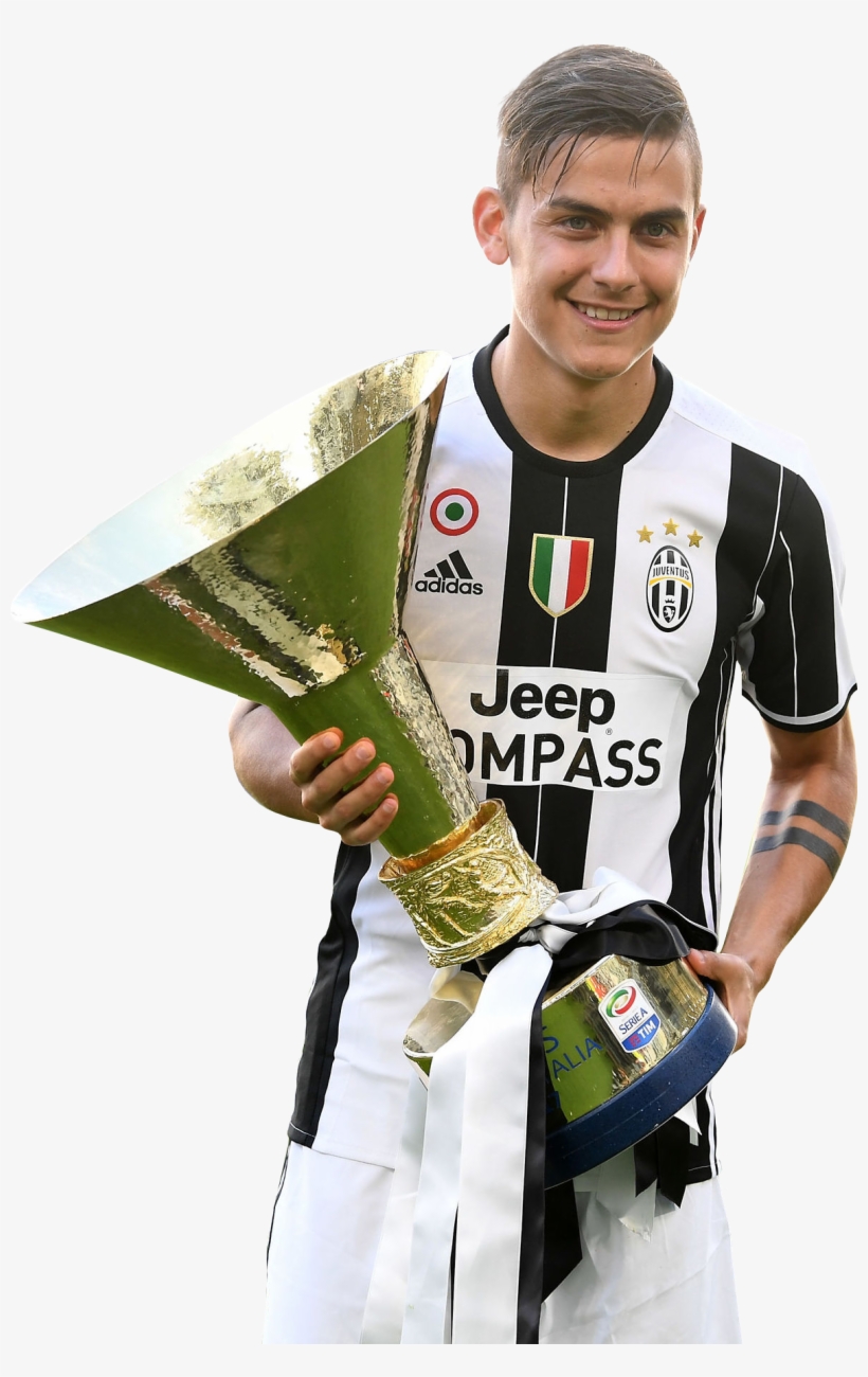 Paulo Dybala With Trophy, transparent png #4298447