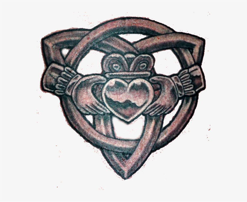 Los Anillos De Claddagh Son Un Símbolo Tradicional - Claddagh Tattoo Designs, transparent png #4298582