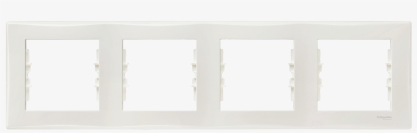 Horizontal 4-gang Frame - Metal, transparent png #4299186