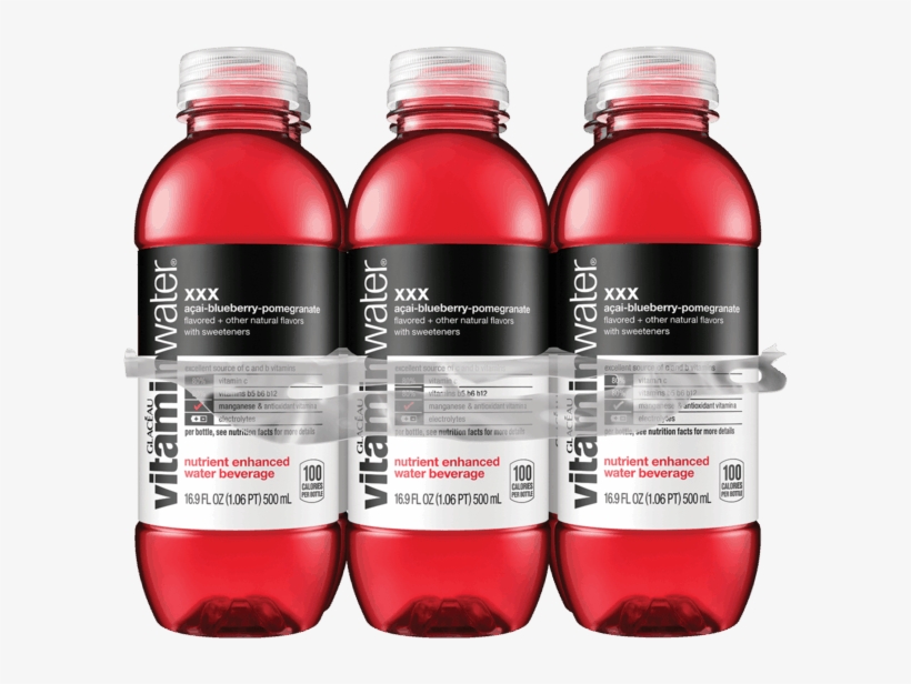 00 For Vitaminwater® - Vitamin Water Acai Blueberry Pomegranate Nutrition, transparent png #4299255