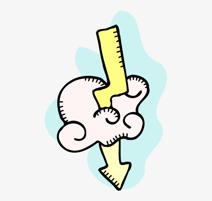 Vector Illustration Of Weather Forecast Lightning Bolt, transparent png #4299686