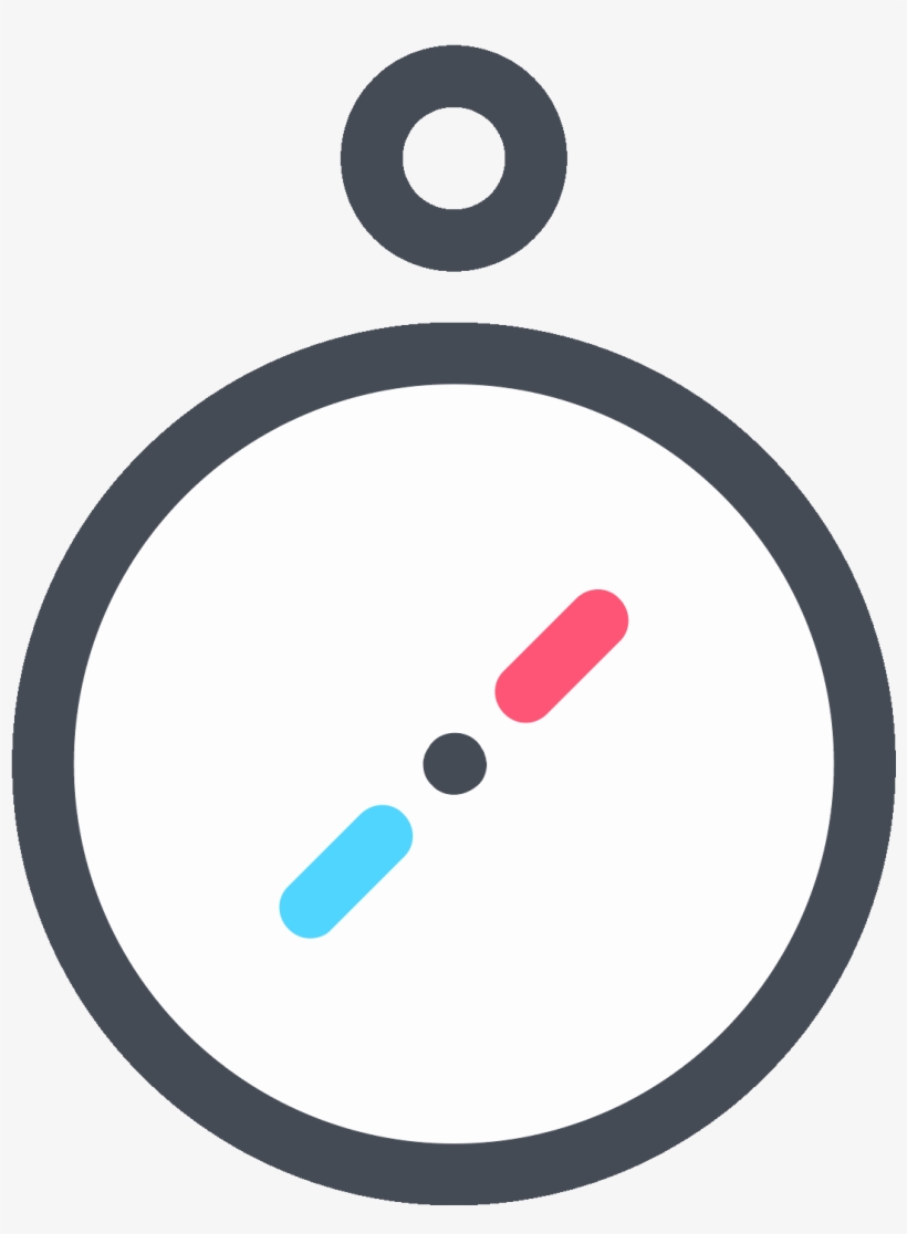 Pocket Compass Icon - Icon, transparent png #4299837