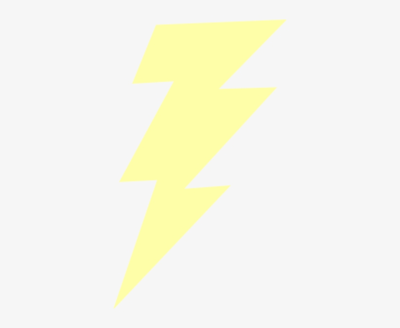 Source - Www - Clker - Com - Report - Lightning Bolt - Triangle, transparent png #4299860