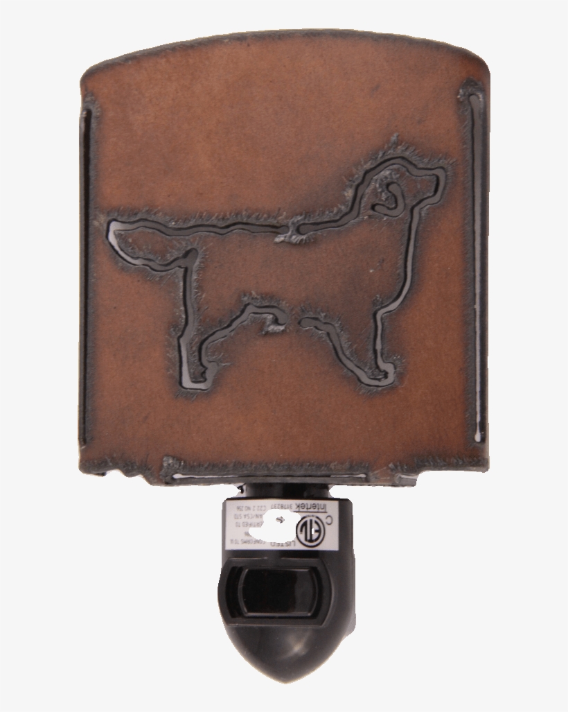 Bedroom Decor - Rustic Barn Rustic Metal Golden Retiever Dog Night, transparent png #4299893