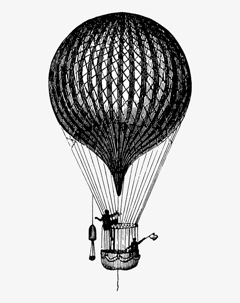 Hot Air Balloon 19th Century, transparent png #4299922