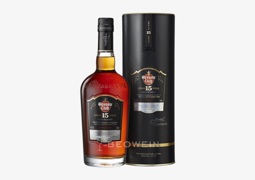 Havana Club Añejo 15 Años Gran Reserva 0,7 L - Havana Club Anejo 15, transparent png #4299984