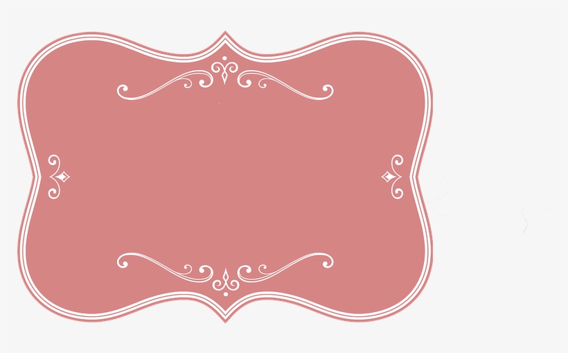 Victorian Pink Frame Png - Vintage Elegante Hochzeit Uawg-karten Postkarte, transparent png #430007