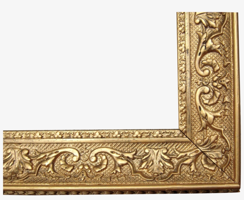 Large Picture Frames Beautiful Ornate Gold Antique - Gold Antique Transparent Picture Frame, transparent png #430075