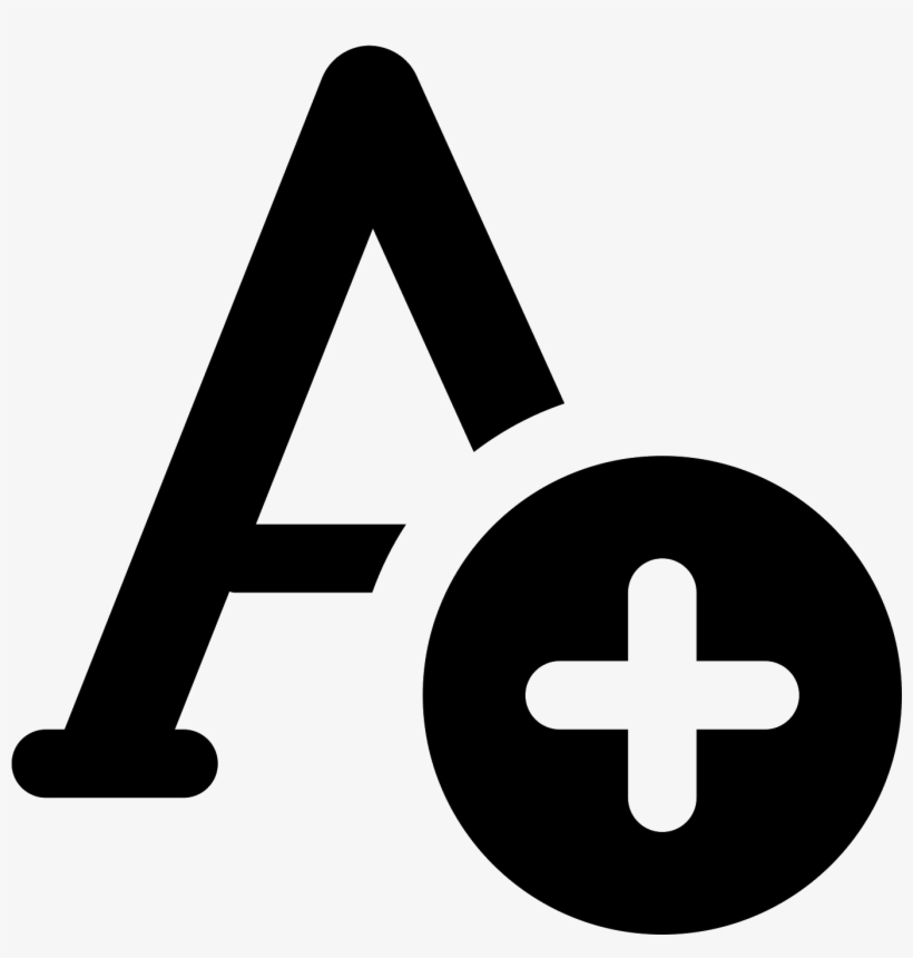 Ajouter Une Police Icon - Icon, transparent png #430157