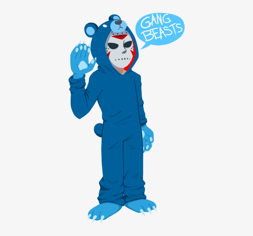 Gang Beasts By Tea Cup Kitty Banana Bus Squad, Youtubers, - H2o Delirious, transparent png #430512