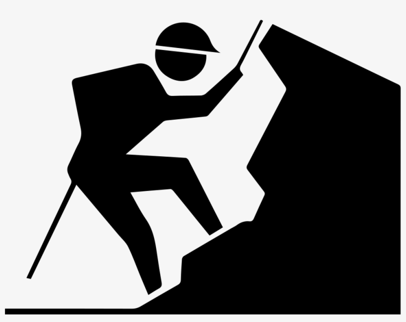Png File Svg - Rock Climbing Icon, transparent png #430611