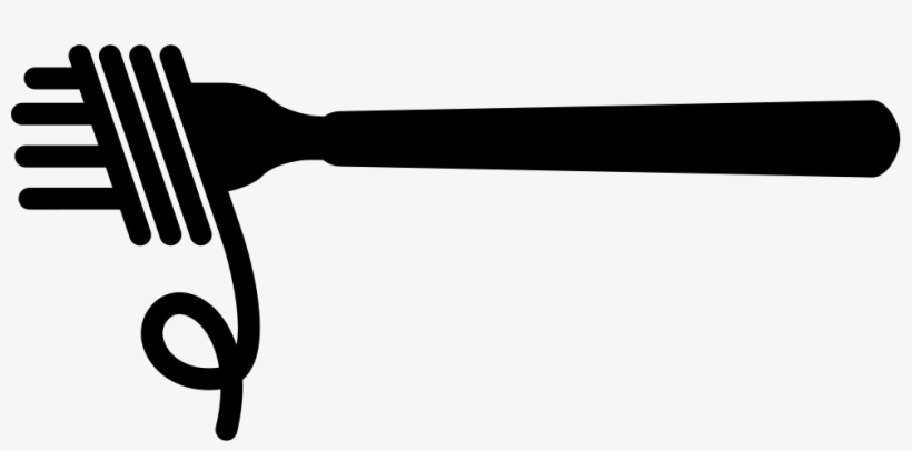 Fork With Swirled Pasta Comments - Pasta Vector, transparent png #430968
