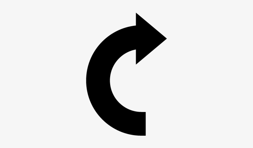 Curve Arrow Vector - Directional Arrows, transparent png #431032