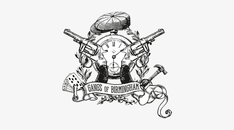 Gangs Of Birmingham Logo - Gun Lovin Liberal Tile Coaster, transparent png #431363