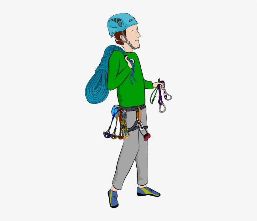 Trad Climbing Gear - Rock Climbing Gear Cartoon, transparent png #431386