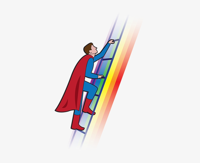 Superhero Climbing Cartoon, transparent png #431503