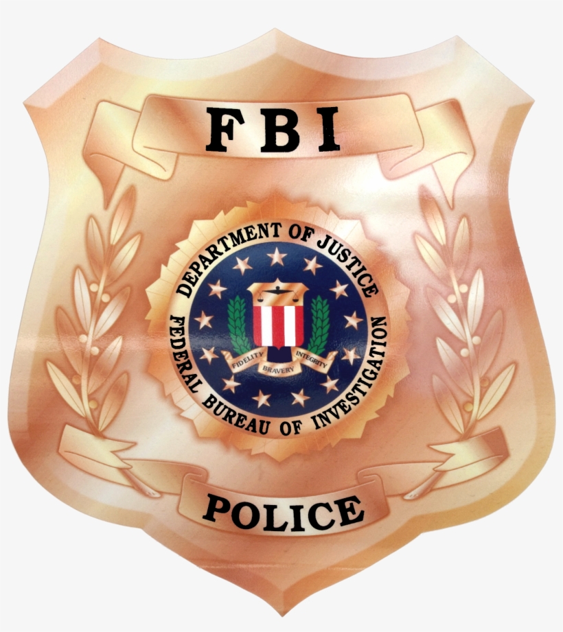 Badge Of An Fbi Police Officer - Fbi Forensic Psychologist, transparent png #431603