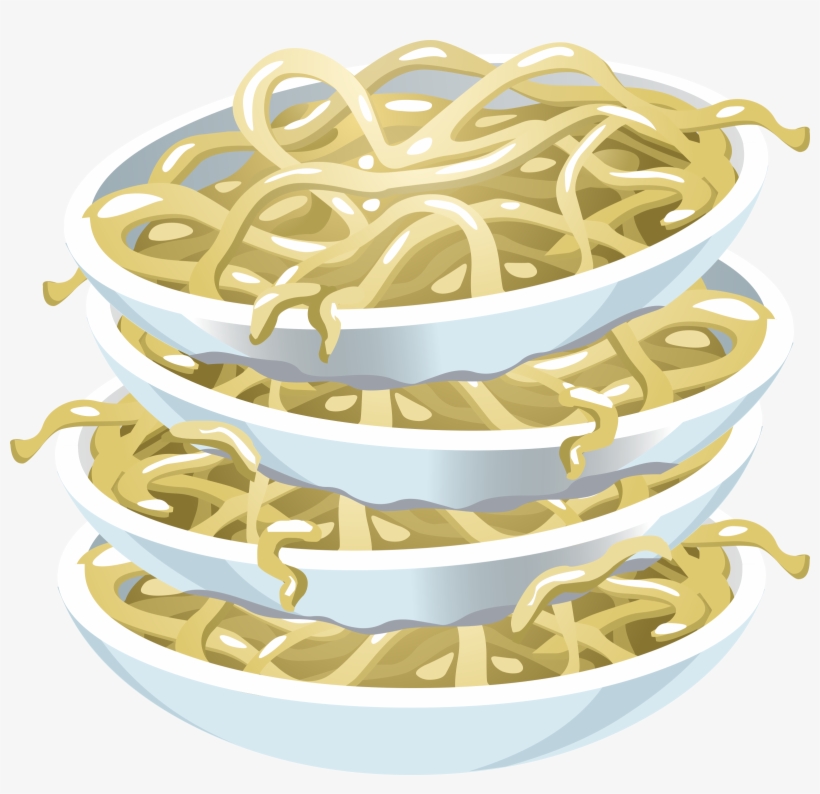 Pasta Clipart Plain Pasta - Clip Art, transparent png #431843