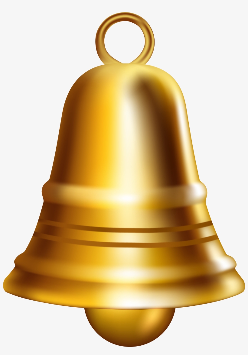 Golden Bell Png Clip Art Image - Bell Png, transparent png #432481