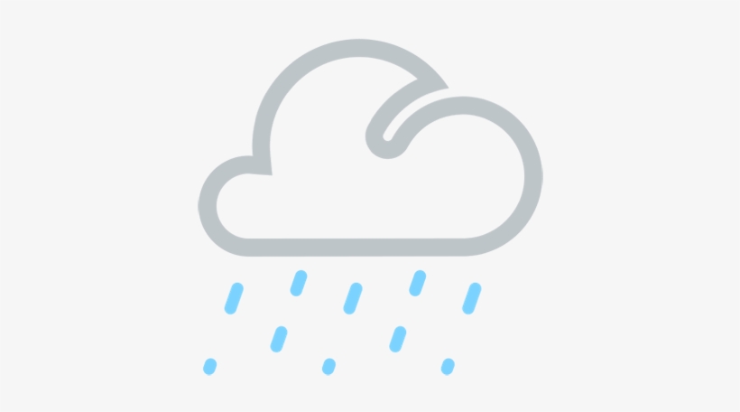 Weather Icon - Rain And Wind Wnbc Icon, transparent png #432608