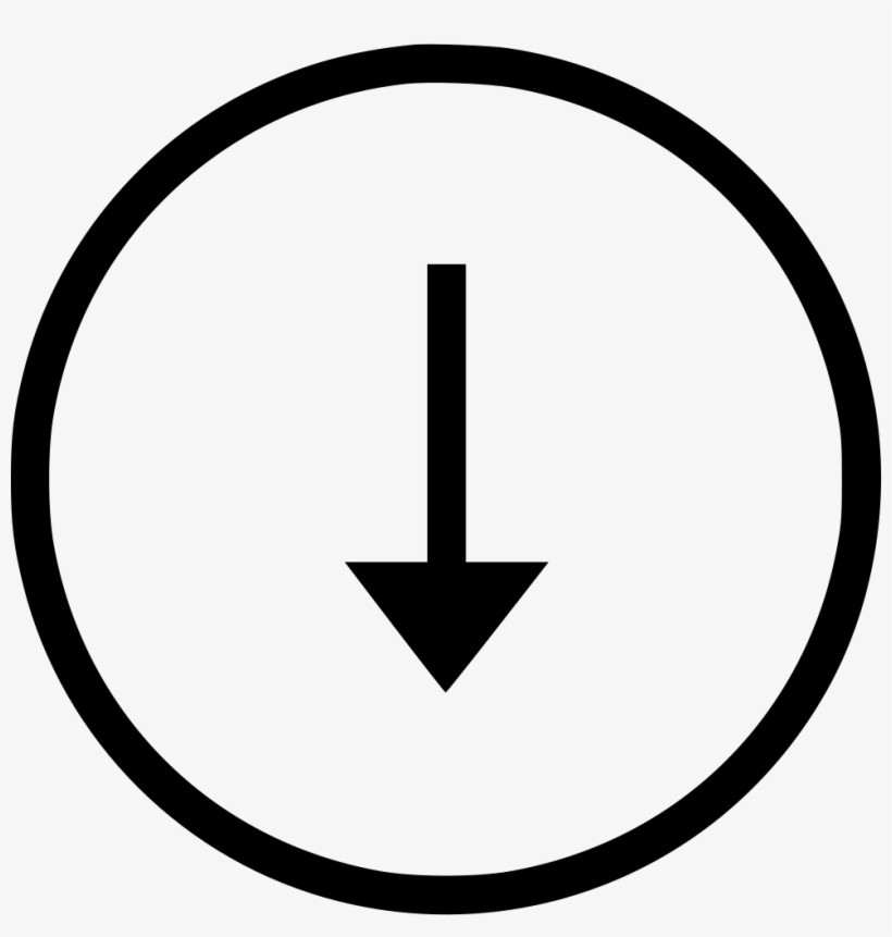 Arrow Bottom Action Down Motion Svg Png - Create Icon Png Transparent, transparent png #432696