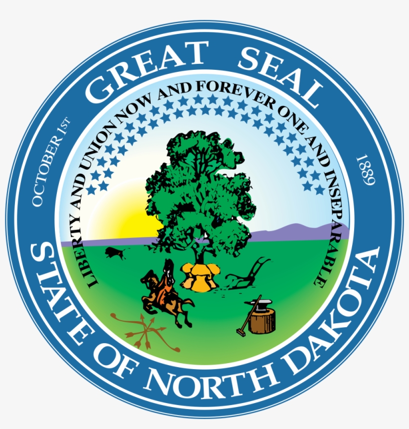 Fbi - Official North Dakota State Seal, transparent png #432761
