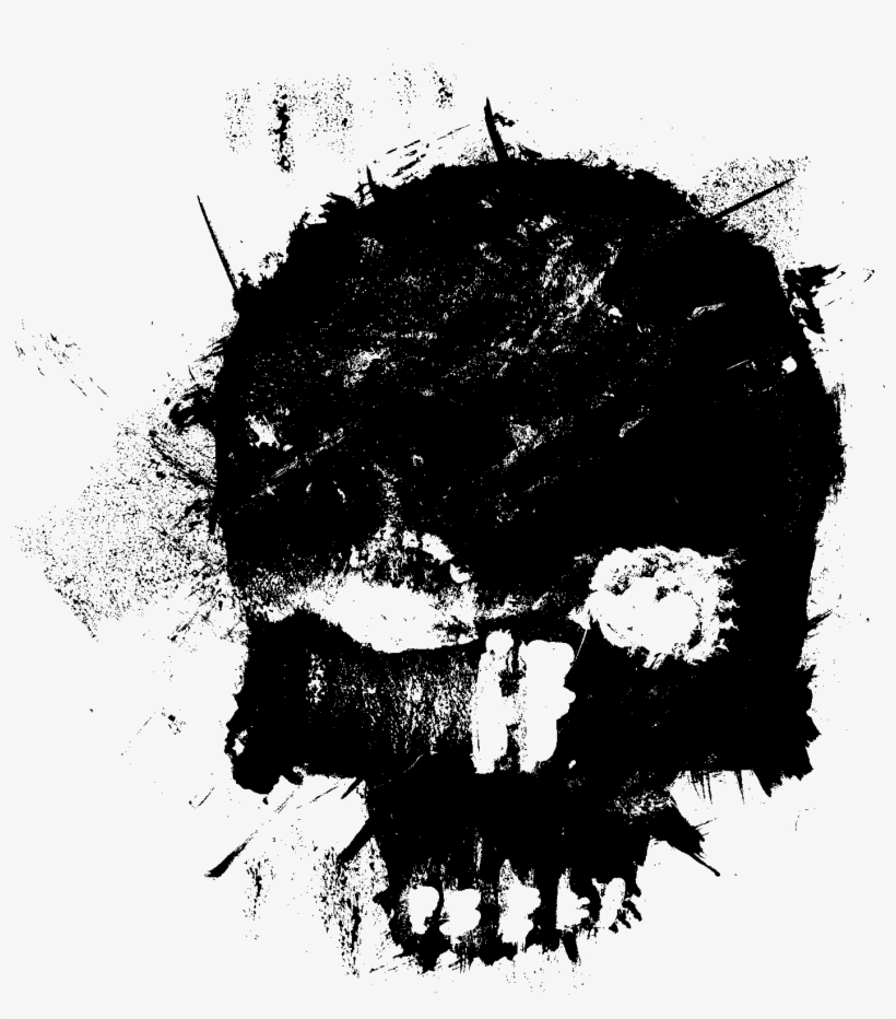 Black Skull Free Png Image - Skull Png, transparent png #433008