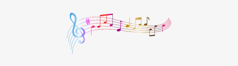 Music Notes Colourful - Music Notes Png Transparent, transparent png #433012