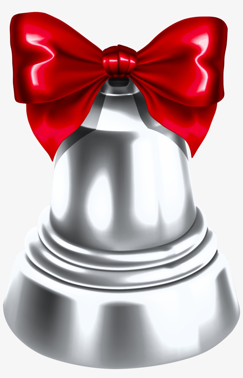 Christmas Silver Bell Png Clipart Image - Christmas Silver Bells Png, transparent png #433099